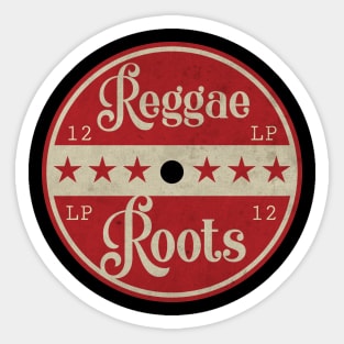 Reggae Roots LP Sticker